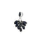 Pendentif Pendentif or gris et saphirs 58 Facettes LAV16963