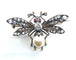 Broche Broche Mouche Perle Fine & Diamants 58 Facettes AB298