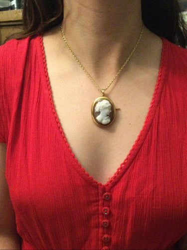 Pendentif Pendentif Broche Camée Agate 58 Facettes 985951