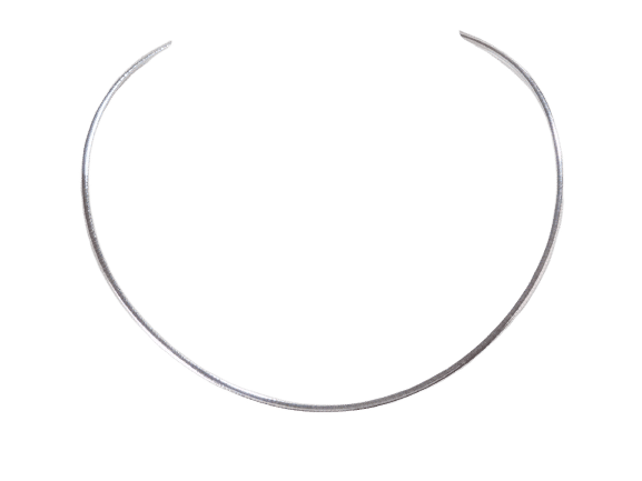 Collier Collier Oméga en or blanc 58 Facettes 32185