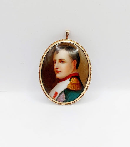 Pendentif Broche pendentif antique or rose 58 Facettes A02447