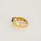Bague 56,5 Bague or jaune, saphir et diamants 58 Facettes SMA0139