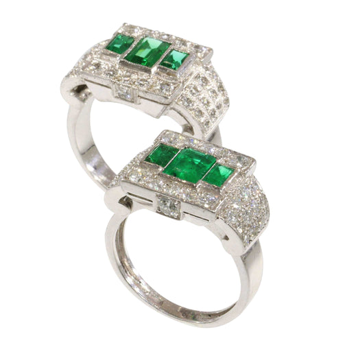 Bague 54 Voyager avec style : l'histoire des bagues vintage dupliquées 58 Facettes 16281-0017