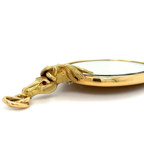 Pendentif PENDENTIF MIROIR CHEVAL 58 Facettes Réf 1.0000026/1