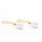 Boucles d'oreilles Boucles d'oreilles perle ovale et diamant 58 Facettes D360904FV