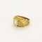 Bague 50 Bague bandeau or jaune et diamant 58 Facettes B250455