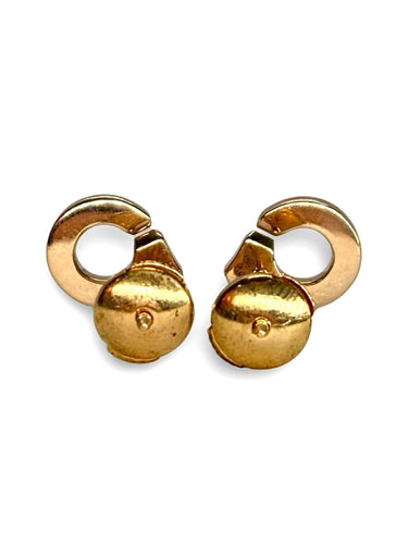 Boucles d'oreilles Boucles d'oreilles Dinh Van Menottes or jaune et diamants 0,10 ct 58 Facettes 1117