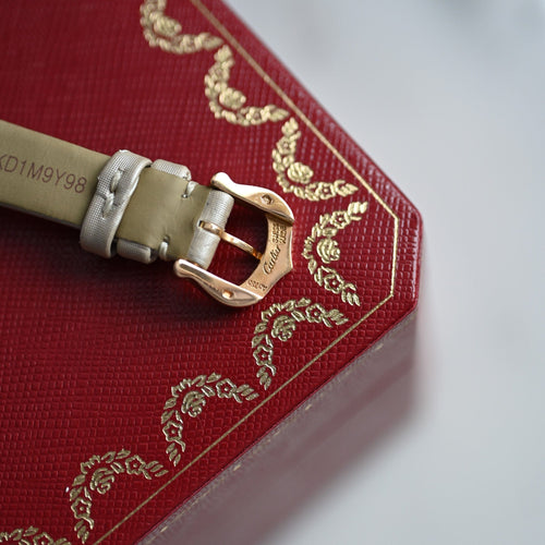 CARTIER - 手表 baignoire 玫瑰金钻石 