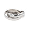 Bague 48 Cartier Bague Alliance Trinity Or blanc 58 Facettes 3883352CN