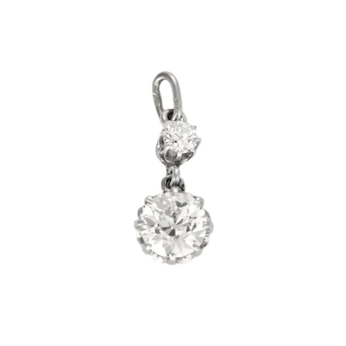 Pendentif Pendentif or blanc et diamant 1,15ct 58 Facettes 240739