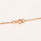 Collier COLLIER OR ROSE 3 DIAMANTS 0,09ct 58 Facettes M8927