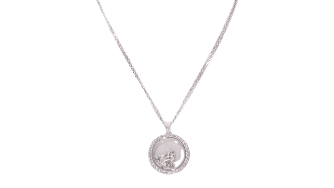 Collier Collier Chopard "happy Diamonds" en or blanc et diamants 58 Facettes 32004