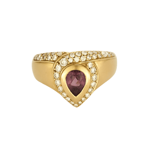 Anillo de oro amarillo de 18k 