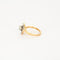 Bague Bague tourbillon en or jaune et platine sertie de diamants 58 Facettes