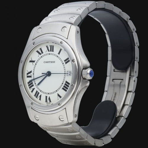 Montre Cartier Montre Santos Ronde 33Mm Automatique 58 Facettes MT41527
