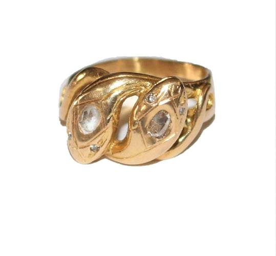 Bague 53 Bague Serpents XIXe 58 Facettes 426