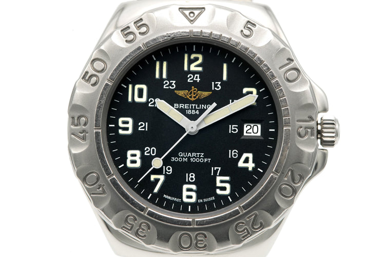 Montre Breitling - Montre Colt quartz en acier, verre minéral 58 Facettes 17271