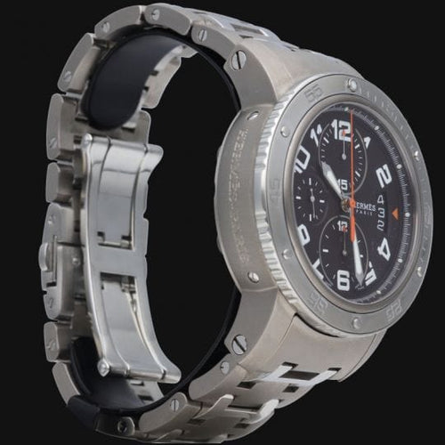 Montre Hermes Montre Clipper Diver Chronograph 58 Facettes MT41662