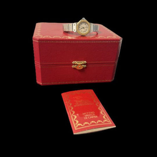 Montre Cartier Montre Santos Ronde Octagon 58 Facettes MT44836