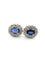 2021 P - Orecchini con zaffiri e diamanti en or blanc 18k 58 Facettes