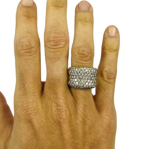 Bague Bague Bandeau Pavage Diamants 58 Facettes 20400000788