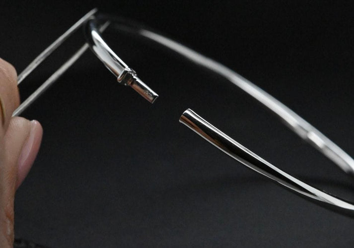 Bracelet Bracelet alliance ovale en or blanc 58 Facettes