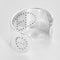 Bracelet Hermès - Eclipse - Manchette en argent 58 Facettes B250494