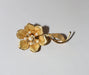 Broche Broche fleur rétro or jaune et perles 58 Facettes 570