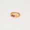 Bague Bague jonc or jaune saphir rose diamants 58 Facettes LP1109/13