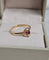 Bague 50.5 Bague or jaune, Rubis, Diamants 58 Facettes 712