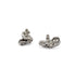 Boucles d'oreilles Boucles d’oreilles ancienne en or blanc, argent et platine 58 Facettes