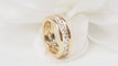 Bague 51 Alliance américaine en or jaune et diamants 1,68ct 58 Facettes 32667