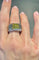 Bague 56 Bague en platine serti d'un diamant jaune taille radiant de 3,28 carats 58 Facettes