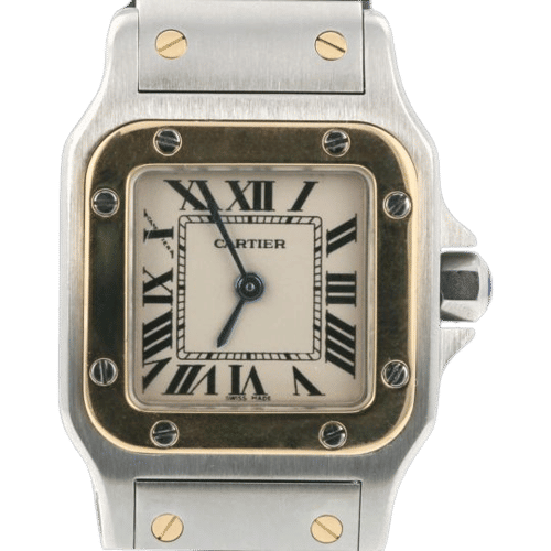Montre Cartier Montre Santos De Cartier Galbee 58 Facettes MT42458