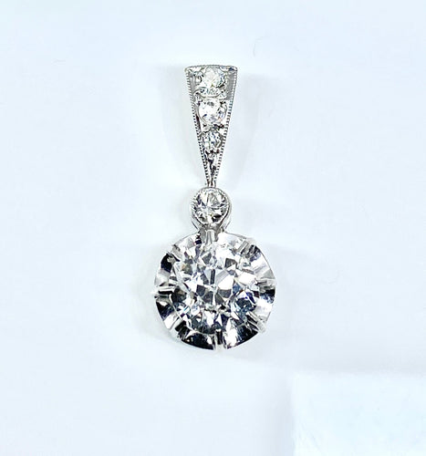 Pendentif Pendentif en or blanc et diamants 58 Facettes AB593bis