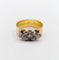 Bague 51.5 Bague jonc victorienne or rose 18k diamants taille ancienne (circa 1897) 58 Facettes A06142
