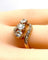 Bague 49 Bague en or jaune 18 carats et diamants vers 1900 58 Facettes AB497