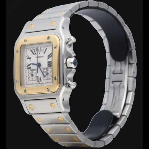 Montre Cartier Montre Santos Galbee Chronograph 58 Facettes MT42322