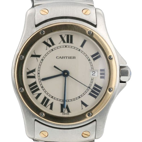 Montre Cartier Montre Santos Ronde 58 Facettes MT42873