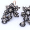 Boucles d'oreilles Boucles d’oreilles victoriennes en or 12k, argent 925 et diamants 58 Facettes OR14