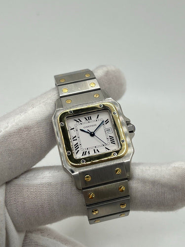 Montre Cartier Santos Carree Automatic 2961 58 Facettes