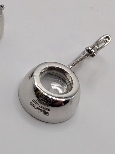 Boucles d'oreilles Boucles d'oreilles CHOPARD Happy Diamonds en or gris et diamants 58 Facettes