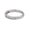 Bague 49 Bague  Demi- alliance  Or blanc Diamant 58 Facettes 4738162CN
