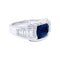 Bague 52 Bague Mauboussin, "Alessandra", or blanc, saphir, diamants. 58 Facettes 32448
