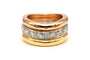 Bague 52 Bague contemporaine or jaune sertie de diamants (+-2.16ct) 58 Facettes 22983