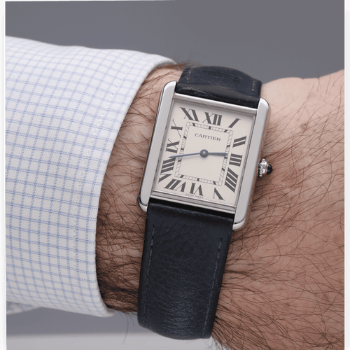 Montre Montre Cartier Tank Solo acier quartz ref. 3169 – Full set 2015 58 Facettes