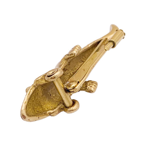 Broche Broche, «Lézard », or jaune. 58 Facettes 34922