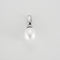Pendentif Pendentif or blanc Perle et diamants 58 Facettes LP1105/16
