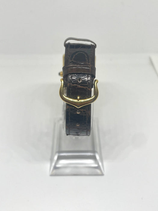 CARTIER – Vermeil-Quarz-Panzeruhr 23 x 31 mm