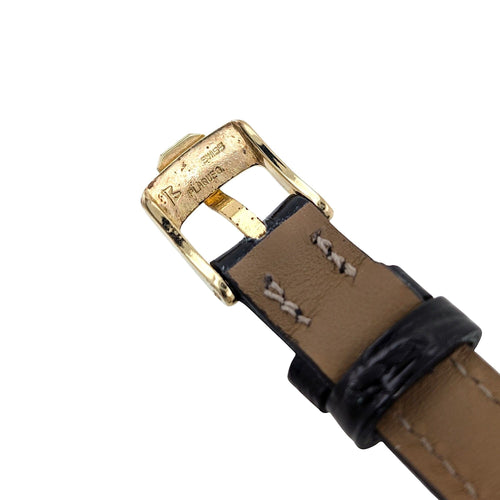 Montre Chopard Happy Diamonds Onyx Dial 18k Gold 10 Diamonds 5089 5 Cushion Coussin Jewelry 58 Facettes